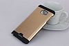 Motomo Round Samsung Galaxy Note 5 Metal Gold Rubber Klf - Resim: 4