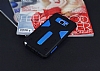 Motomo Samsung Galaxy Note 5 Ultra Koruma Mavi Klf - Resim: 2
