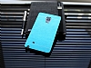 Motomo Samsung Galaxy Note Edge Metal Mavi Rubber Klf - Resim: 1