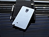 Motomo Samsung Galaxy Note Edge Metal Silver Rubber Klf - Resim: 1
