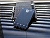 Motomo Samsung Galaxy Note Edge Metal Siyah Rubber Klf - Resim: 1