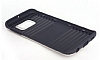 Motomo Samsung Galaxy S6 Edge Krmz Kenarl Siyah Silikon Klf - Resim: 3