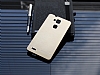Motomo Huawei Ascend Mate 7 Metal Gold Rubber Klf - Resim: 2
