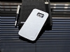 Motomo Samsung Galaxy S6 Edge Metal Silver Rubber Klf - Resim: 1