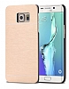 Motomo Samsung Galaxy S6 Edge Plus Metal Gold Rubber Klf - Resim: 2