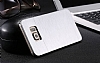 Motomo Samsung Galaxy S6 Edge Plus Metal Silver Rubber Klf - Resim: 2