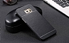 Motomo Samsung Galaxy S6 Edge Plus Metal Siyah Rubber Klf - Resim: 2