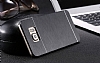 Motomo Samsung Galaxy S6 Edge Plus Metal Siyah Rubber Klf - Resim: 3