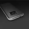 Motomo Samsung Galaxy S7 Edge Gold Kenarl Siyah Silikon Klf - Resim: 2