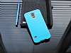 Motomo Samsung i9600 Galaxy S5 Metal Mavi Klf - Resim: 1