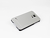 Motomo Samsung i9600 Galaxy S5 Metal Silver Klf - Resim: 4