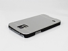 Motomo Samsung i9600 Galaxy S5 Metal Silver Klf - Resim: 2
