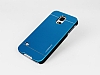 Motomo Samsung i9600 Galaxy S5 Metal Mavi Klf - Resim: 2