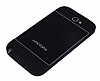 Motomo Samsung N7100 Galaxy Note 2 Metal Siyah Silikon Klf - Resim: 1