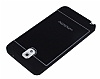 Motomo Samsung N9000 Galaxy Note 3 Metal Siyah Silikon Klf - Resim: 1
