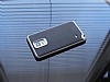 Motomo Samsung N9100 Galaxy Note 4 Dark Silver Kenarl Siyah Silikon Klf - Resim: 2