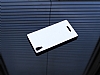 Motomo Sony Xperia T3 Metal Silver Rubber Klf - Resim: 2
