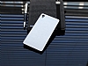 Motomo Sony Xperia Z3 Metal Silver Rubber Klf - Resim: 2