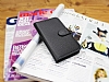 Motorola Moto G Czdanl Yan Kapakl Siyah Deri Klf - Resim: 2