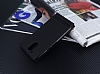 Motorola Moto G4 Plus Gizli Mknatsl Yan Kapakl Siyah Deri Klf - Resim: 2