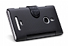 Nillkin Nokia Lumia 925 Yan Kapakl Deri Klf - Resim: 3