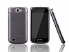Nillkin Samsung i8150 Galaxy W effaf Siyah Silikon Klf - Resim: 5