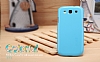 Nillkin Samsung Galaxy S3 / S3 Neo Mavi Sert Parlak Rubber Klf - Resim: 4