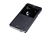 Nillkin Samsung N9000 Galaxy Note 3 Pencereli Kapakl Siyah Deri Klf - Resim: 5