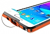Nillkin Slim Border Samsung N9100 Galaxy Note 4 Silikon Bumper ereve Krmz Klf - Resim: 2
