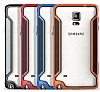 Nillkin Slim Border Samsung N9100 Galaxy Note 4 Silikon Bumper ereve Krmz Klf - Resim: 4