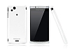 Nillkin Sony Ericsson Xperia Arc Beyaz Sert Parlak Rubber Klf - Resim: 3