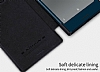 Nillkin Sony Xperia XZ Premium Czdanl Yan Kapakl Siyah Deri Klf - Resim: 7