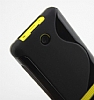 Nokia Asha 210 Desenli Siyah Silikon Klf - Resim: 4