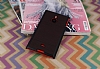 Nokia Lumia 1520 Ahap Grnml Kahverengi Rubber Klf - Resim: 2