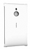 Nokia Lumia 1520 Orjinal Standl nce Yan Kapakl Beyaz Deri Klf - Resim: 2
