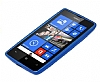 Nokia Lumia 520 / 525 Mavi Silikon Klf - Resim: 1