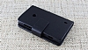 Nokia Lumia 520 / 525 Standl Czdanl Siyah Deri Klf - Resim: 1