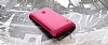 Nokia Lumia 520 / 525 nce Yan Kapakl Pembe Klf - Resim: 2