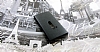 Nokia Lumia 920 Deri Desenli Siyah Rubber Klf - Resim: 1