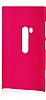 Nokia Lumia 920 Sert Mat Pembe Rubber Klf - Resim: 1
