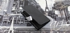 Nokia Lumia 925 Czdanl Standl Siyah Deri Klf - Resim: 2