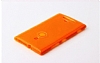 Nokia Lumia 925 Turuncu Silikon Klf - Resim: 3