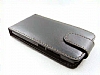 Nokia N9 Siyah Kapakl Deri Klf - Resim: 1