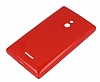 Nokia XL Krmz Silikon Klf - Resim: 2