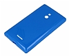 Nokia XL Mavi Silikon Klf - Resim: 2