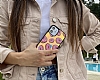 Dafoni Hologram iPhone 7 Plus / 8 Plus Pembe Donut Klf - Resim: 4