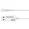 PhotoFast Photo Backup Cable 32GB Lightning / USB 3.0 arj Kablolu i-FlashDrive - Resim: 3