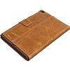Pierre Cardin iPad Mini / Mini 2 / Mini 3 Standl Yan Kapakl Kahverengi Deri Klf - Resim: 2