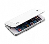 Pierre Cardin iPhone 6 / 6S 360 Derece Dner Standl Kapakl Beyaz Deri Klf - Resim: 1