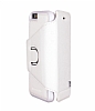 Pierre Cardin iPhone 6 / 6S 360 Derece Dner Standl Kapakl Beyaz Deri Klf - Resim: 2